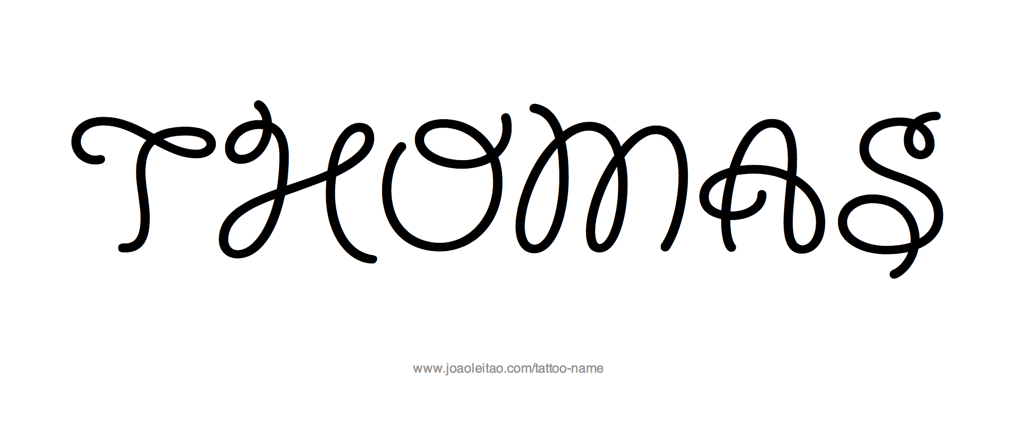 Thomas Name Tattoo Designs